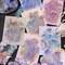 120 Pcs Holographic Glitter Jellyfish Ocean Life Stickers - Transparent Sea Marine Animal Stickers for Junk Journal,Scrapbooking Supplies